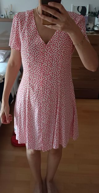 Vestido Calvin Klein Estampado Flores