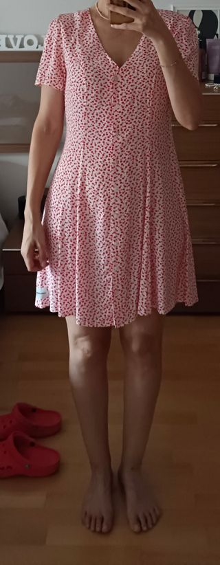 Vestido Calvin Klein Estampado Flores