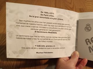 Álbum Felicidades Madridista Nuevo
