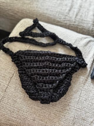 Bolso tejido a mano