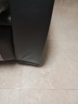 Sillón relax beige y marrón