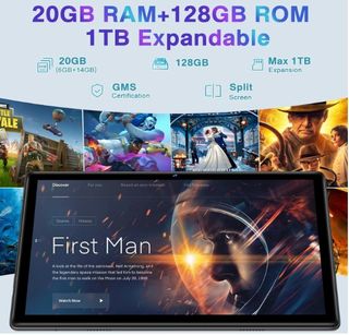 Tablet 10 Negra con Funda, Teclado y Ratón