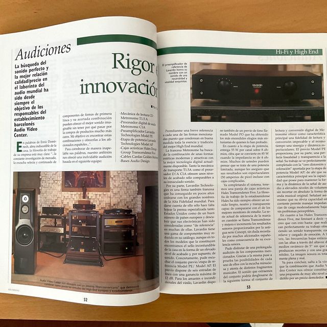 LOTE REVISTAS ALTA FIDELIDAD/AV PREMIUM/CATALOGOS