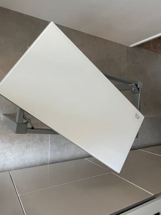 Mesa de cocina extensible nueva cristal