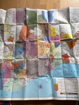 Plano guía urbana Barcelona 1997