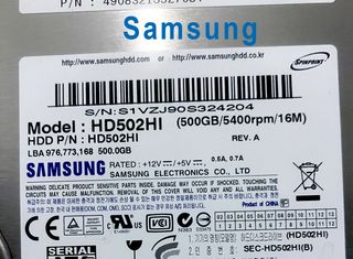 2 Discos Duros 500GB SATA HDD 3.5 Seagate Samsung