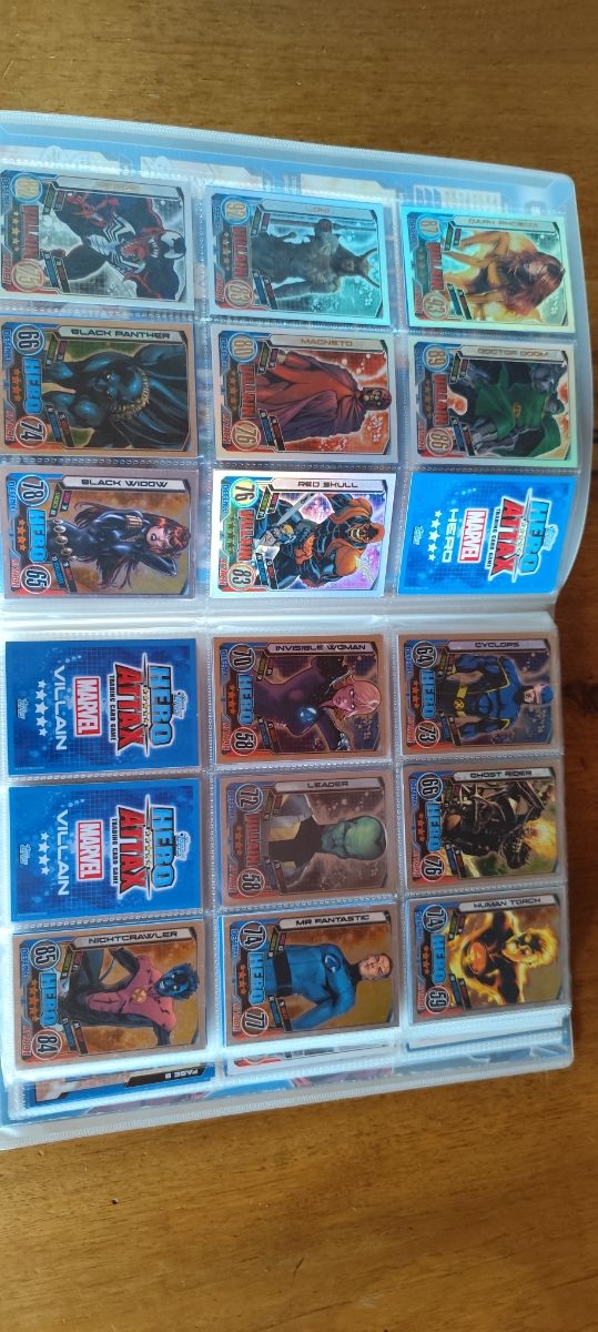 Raccoglitore Marvel Hero Attax Trading Card Game