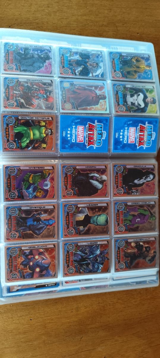 Raccoglitore Marvel Hero Attax Trading Card Game