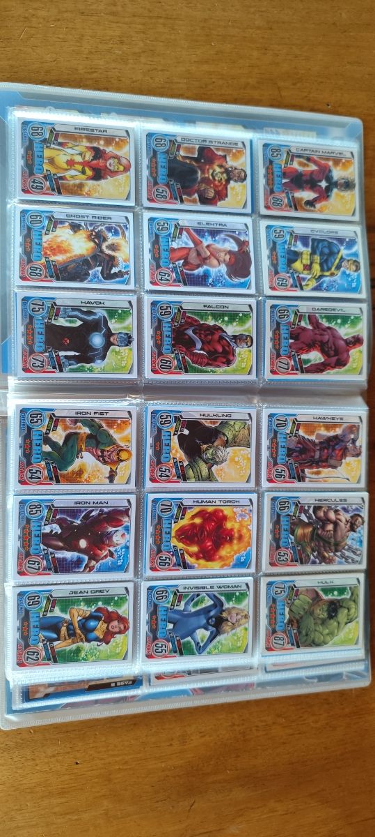 Raccoglitore Marvel Hero Attax Trading Card Game