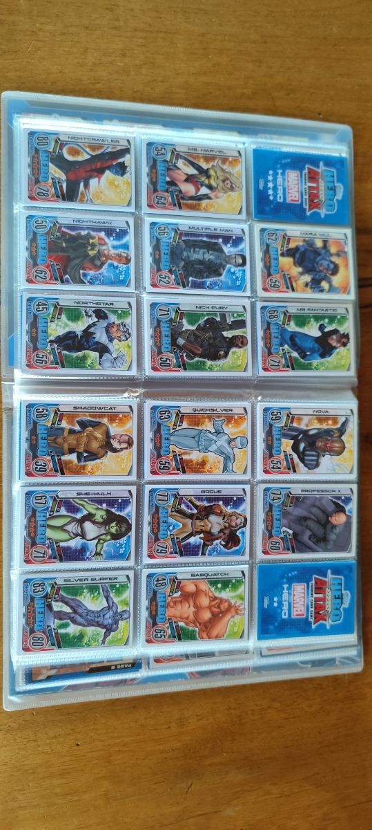 Raccoglitore Marvel Hero Attax Trading Card Game