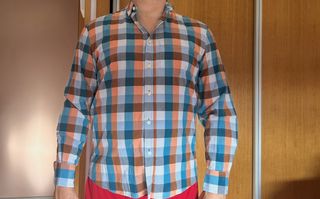 Camisa de cuadros talla L