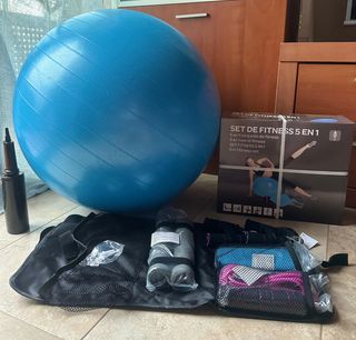 Set Fitness 5 en 1 con Balón y Accesorios 