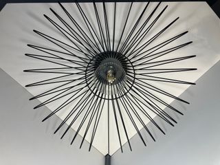 Lampada soffitto metallo nero