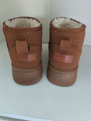 Botines de invierno marrones