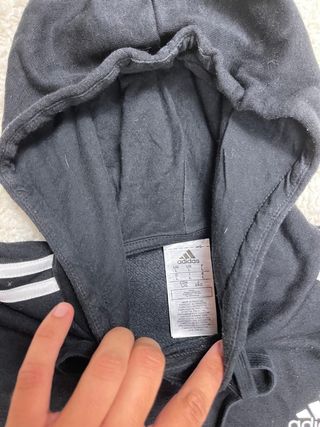 ¡¡GANGA!! Talla L Sudadera Adidas Negra 