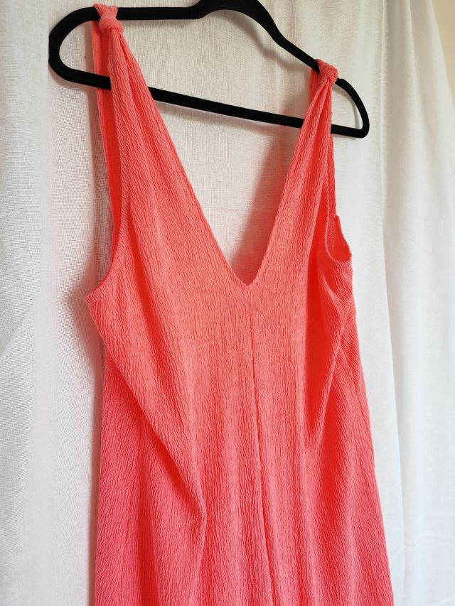 Mono largo color salmon