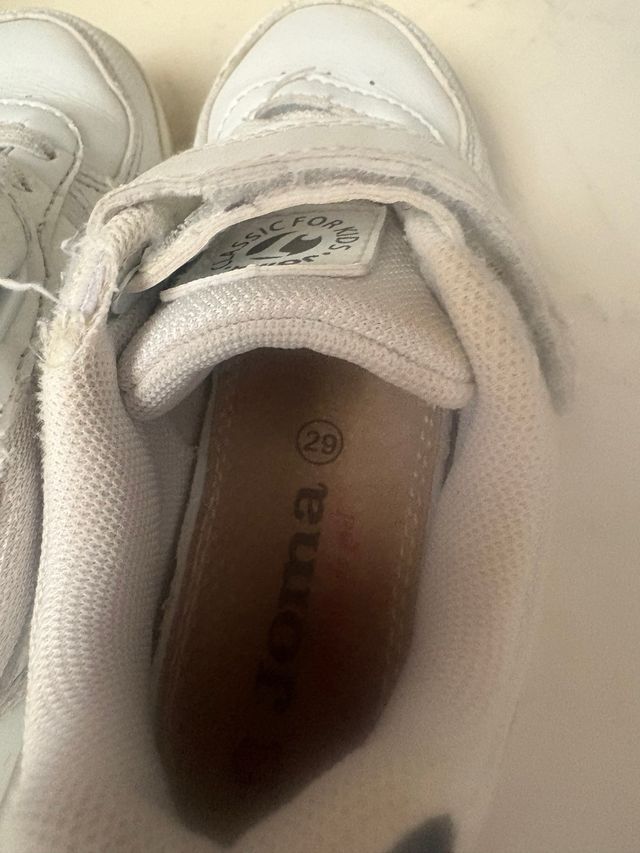 Zapatillas Joma niño blancas