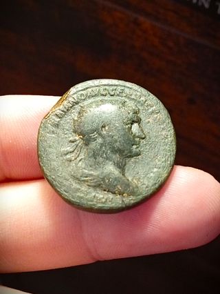 Moneda romana - Dupondio Trajano RIC 502