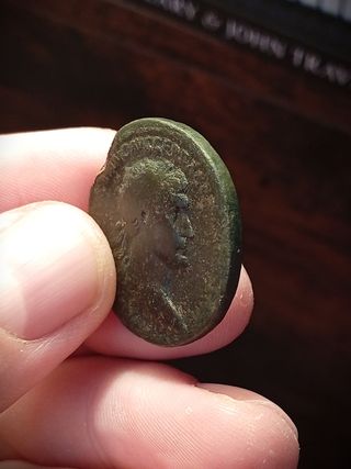 Moneda romana - Dupondio Trajano RIC 502