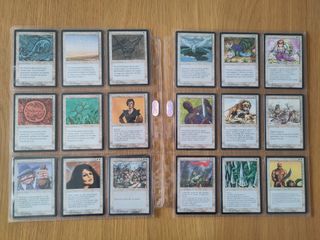 Set Completo Cuarta Edición Borde Negro MTG