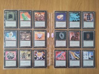 Set Completo Cuarta Edición Borde Negro MTG