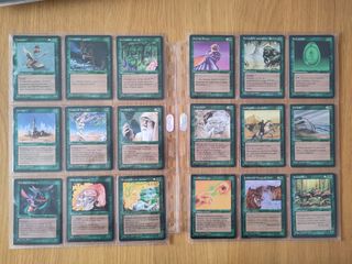 Set Completo Cuarta Edición Borde Negro MTG