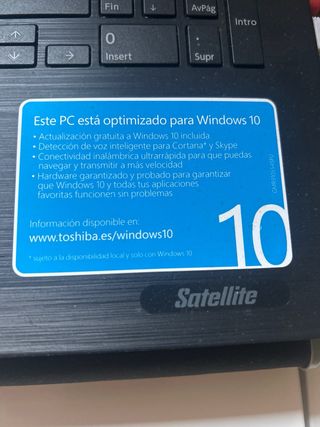 Portátil Toshiba Negro+monitor GL 2460 HDMI-LED