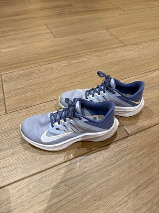 Zapatillas Nike running azul y blanco