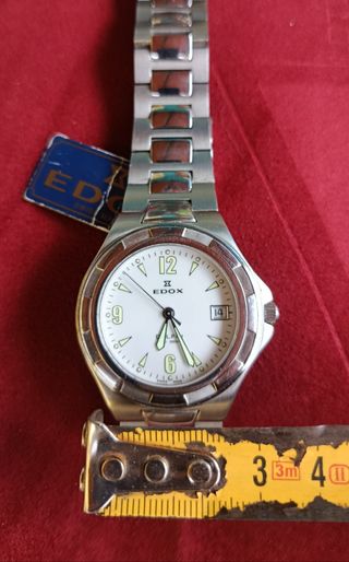Reloj Edox Hombre. Nuevo