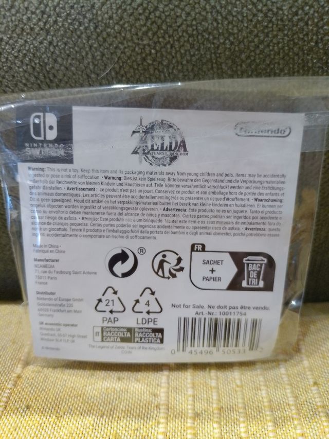 Moneda Zelda Tears of Kingdom Nintendo