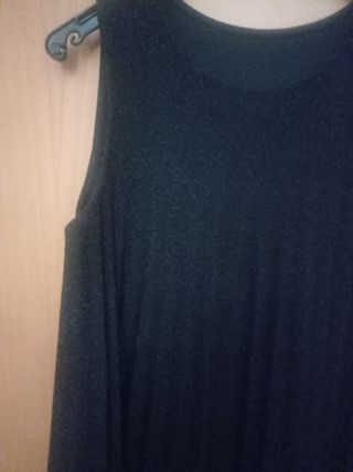 Abito Lurex Smanicato Nero