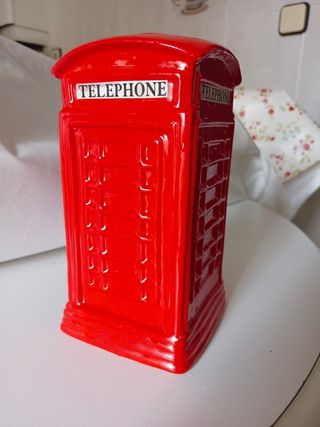 Hucha Cabina Telefónica Londres Roja