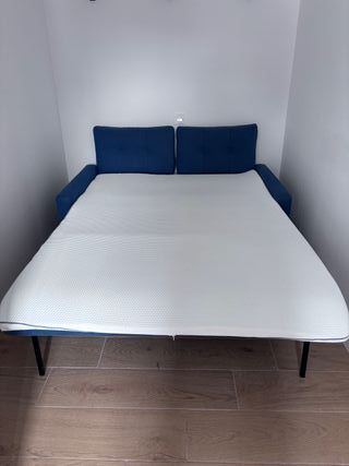 Sofá Cama El Corte Inglés 190x140cm Azul