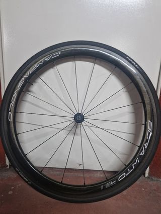 Ruedas Campagnolo Bora WTO45 freno llanta cubierta