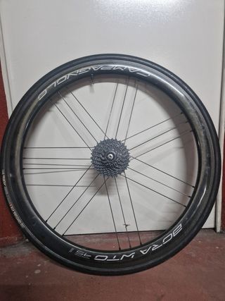 Ruedas Campagnolo Bora WTO45 freno llanta cubierta