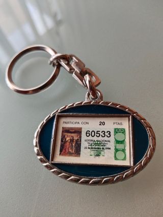 Llavero Loteria Nacional 1994