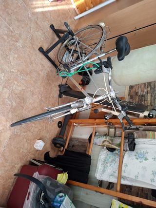 Bicicleta BH Gacela con rodillo