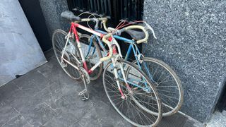 Bicicleta antigua de carreras