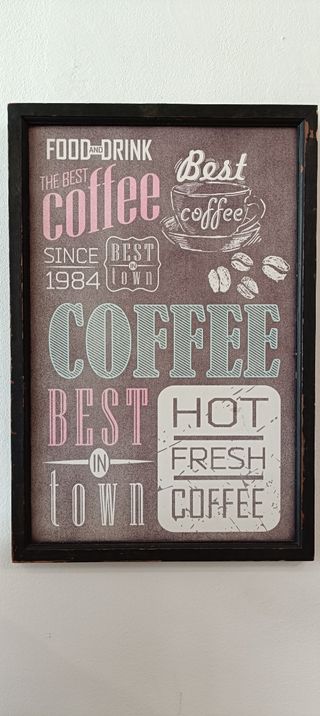 Cuadro Decorativo Coffee