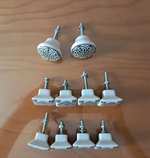 10 Pomos Cerámica