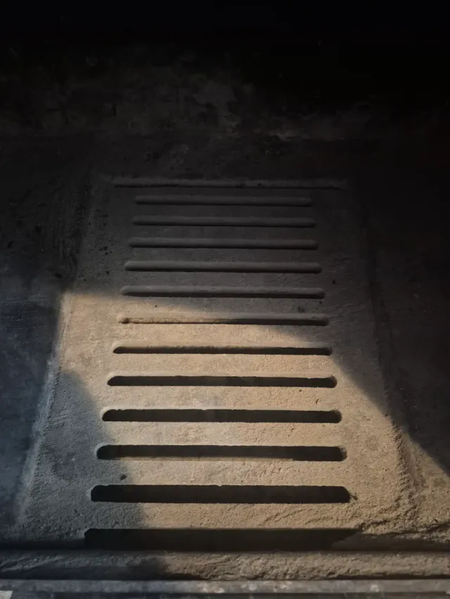 Estufa de leña con horno