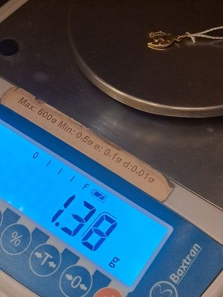 Colgante Herradura Oro 18K con Número 13