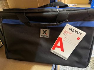 Maletín para portátil Approx 15.6 negro/azul