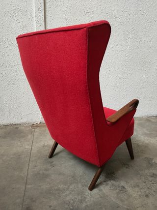 Sillón Tela Chresten Fidahl Dinamark Mid Century