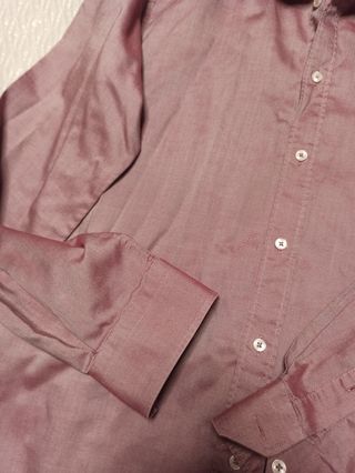 Camisa Zara Man Talla M Rosa