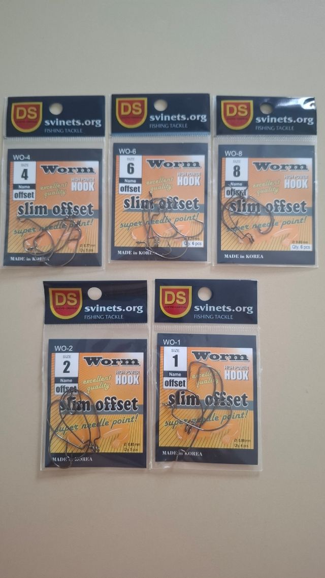 Anzuelos DS Worm Offset Slim