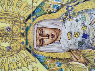 Retablo Cerámico de la Esperanza Macarena.