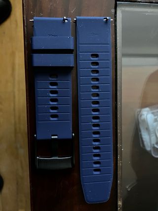 Correa de caucho azul oscuro 22 mm