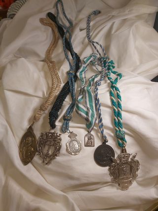 Lote 6 Medallas Religiosas