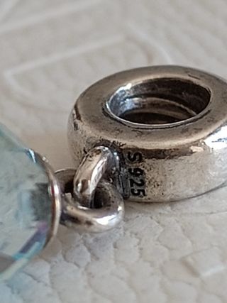 Pandora ORIGINAL Colgante - Cristal Azul Facetado